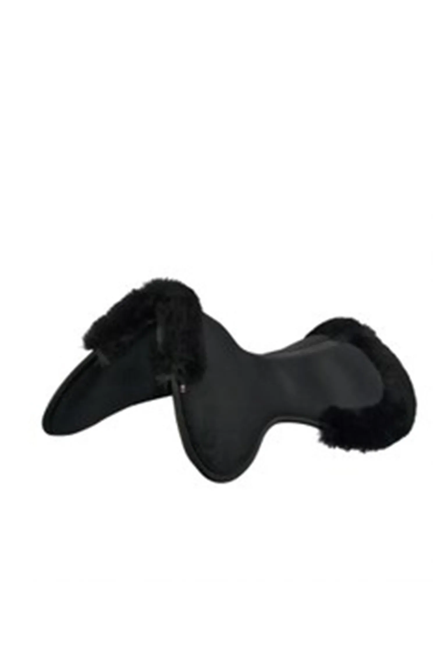Acavallo Close Contact Memory Foam halvpad med saueskinn