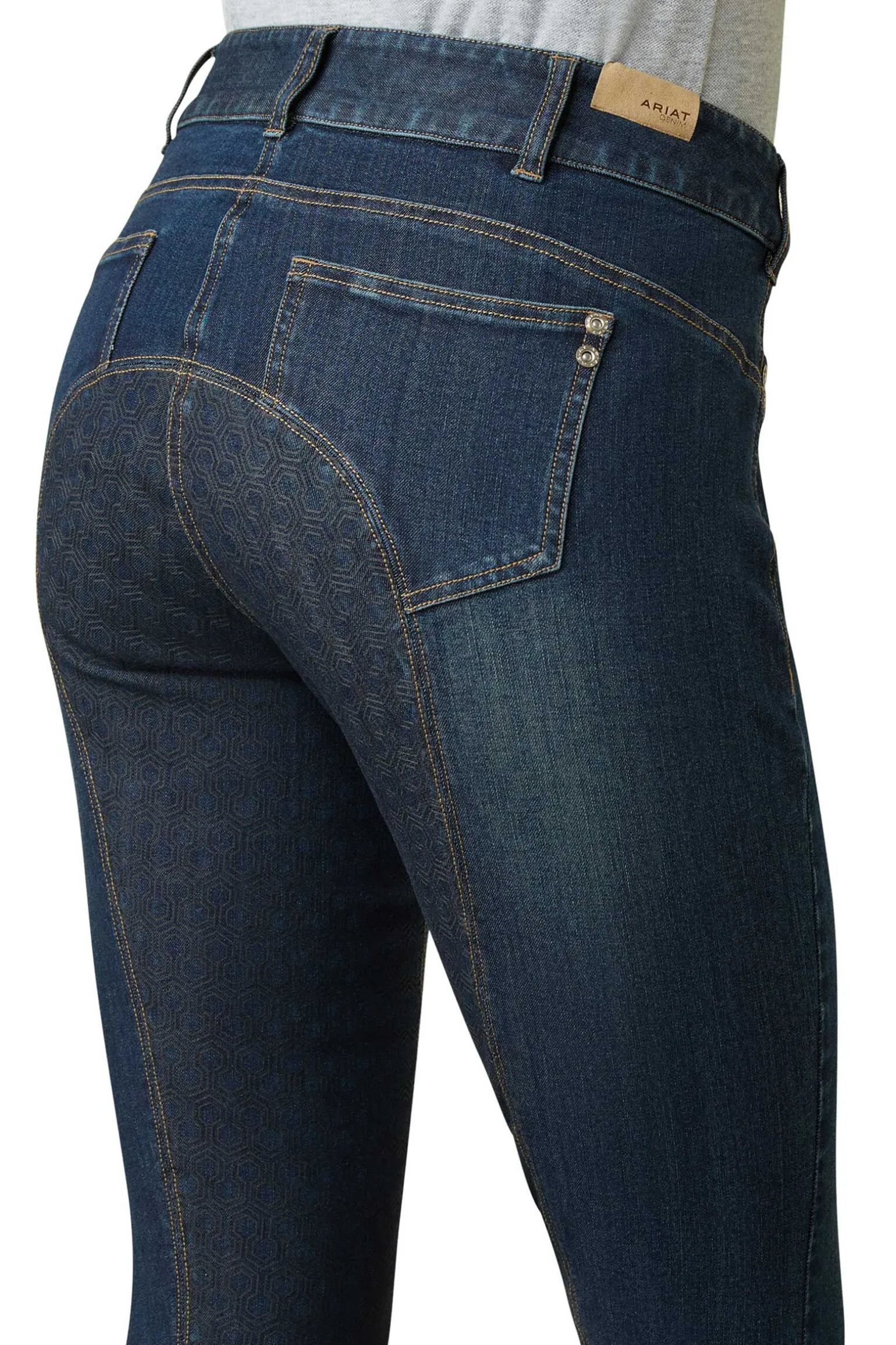Ariat Halo Denim dames helforsterkede ridebukser