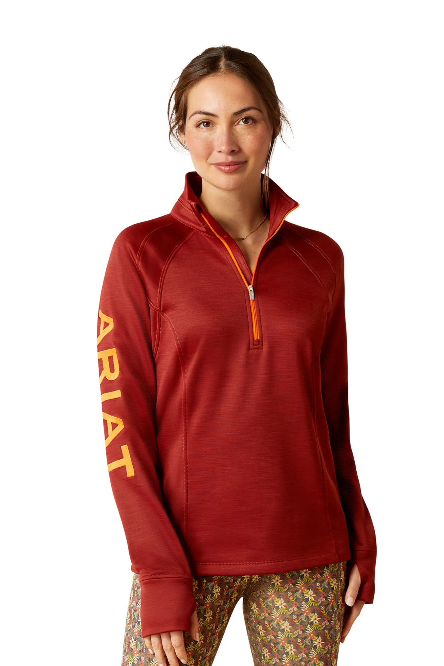 Ariat Tek Team sweatshirt med 1/2 glidelås, dame