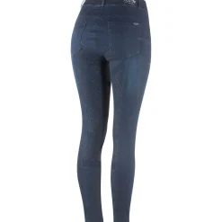 B Vertigo Elle denim ridebukse, helforsterket med silikon, dame