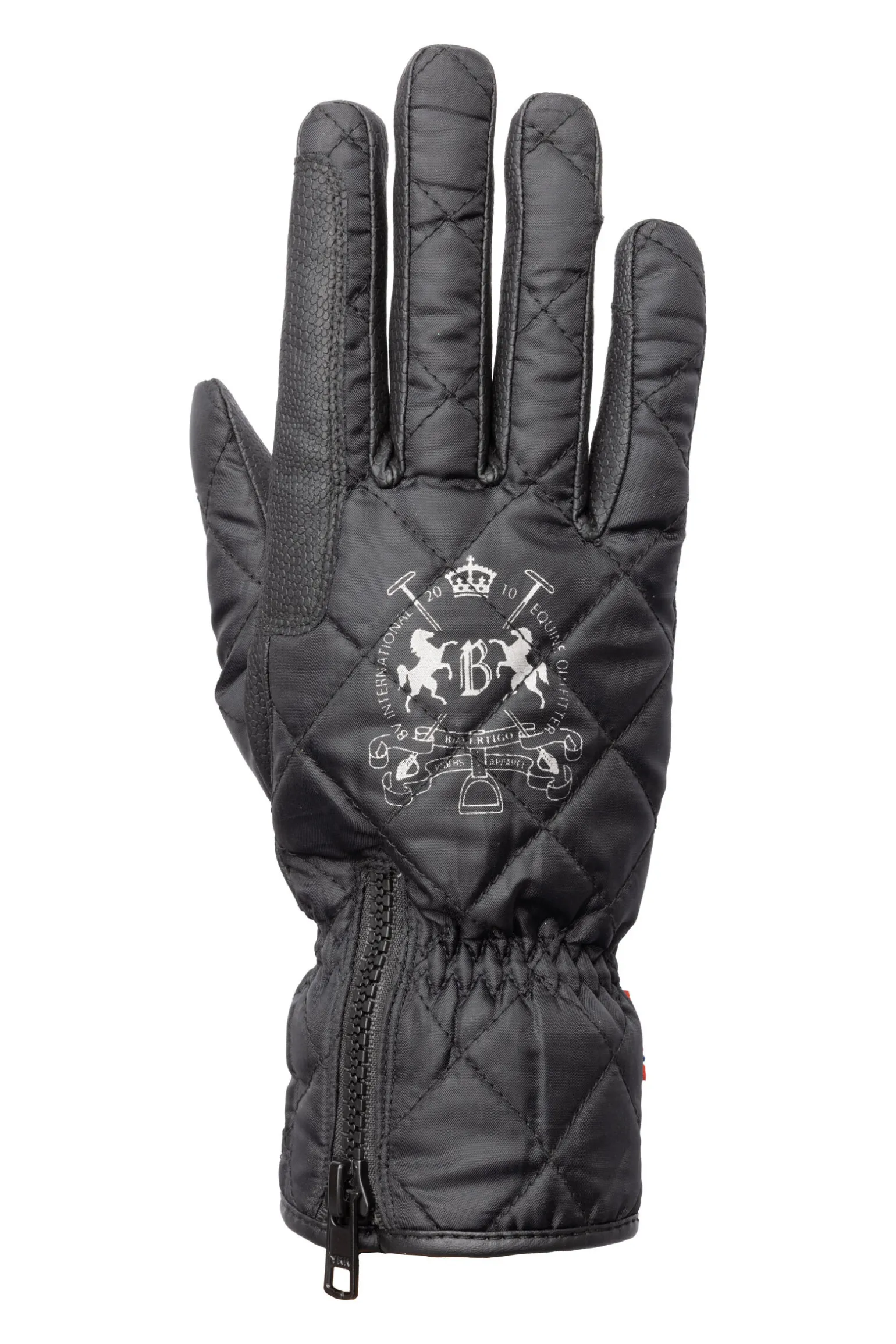 B Vertigo Onyx Vanntette polstrede ridehansker