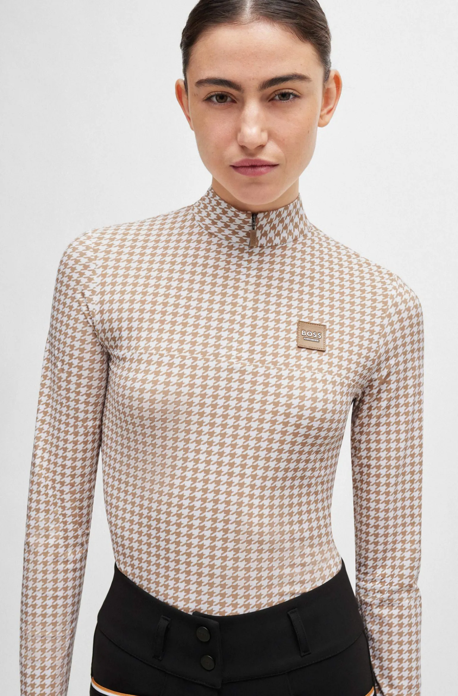 Boss Rachel treningsskjorte Houndstooth