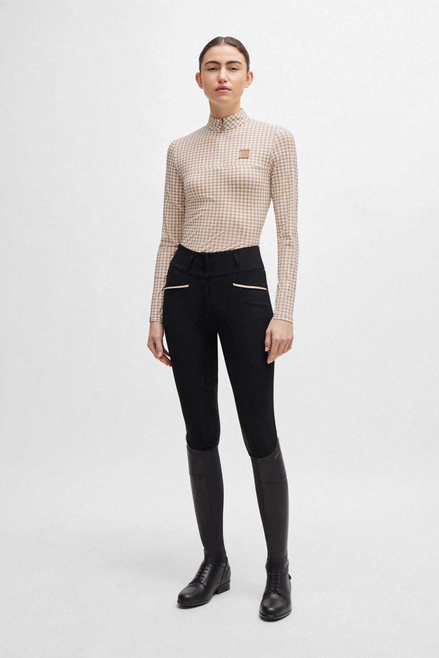 Boss Rachel treningsskjorte Houndstooth