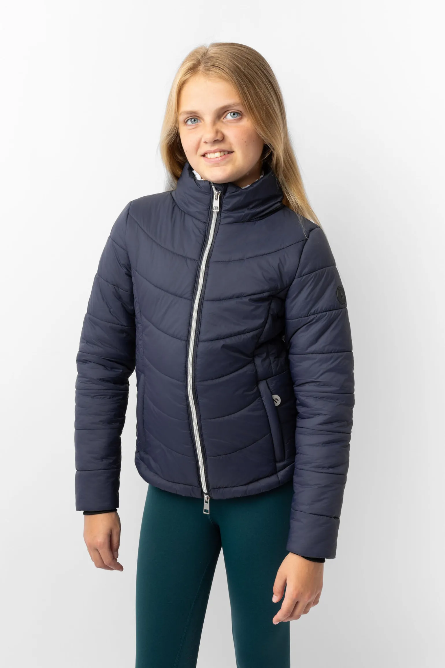 Horze Astrid vattert ridejakke for barn