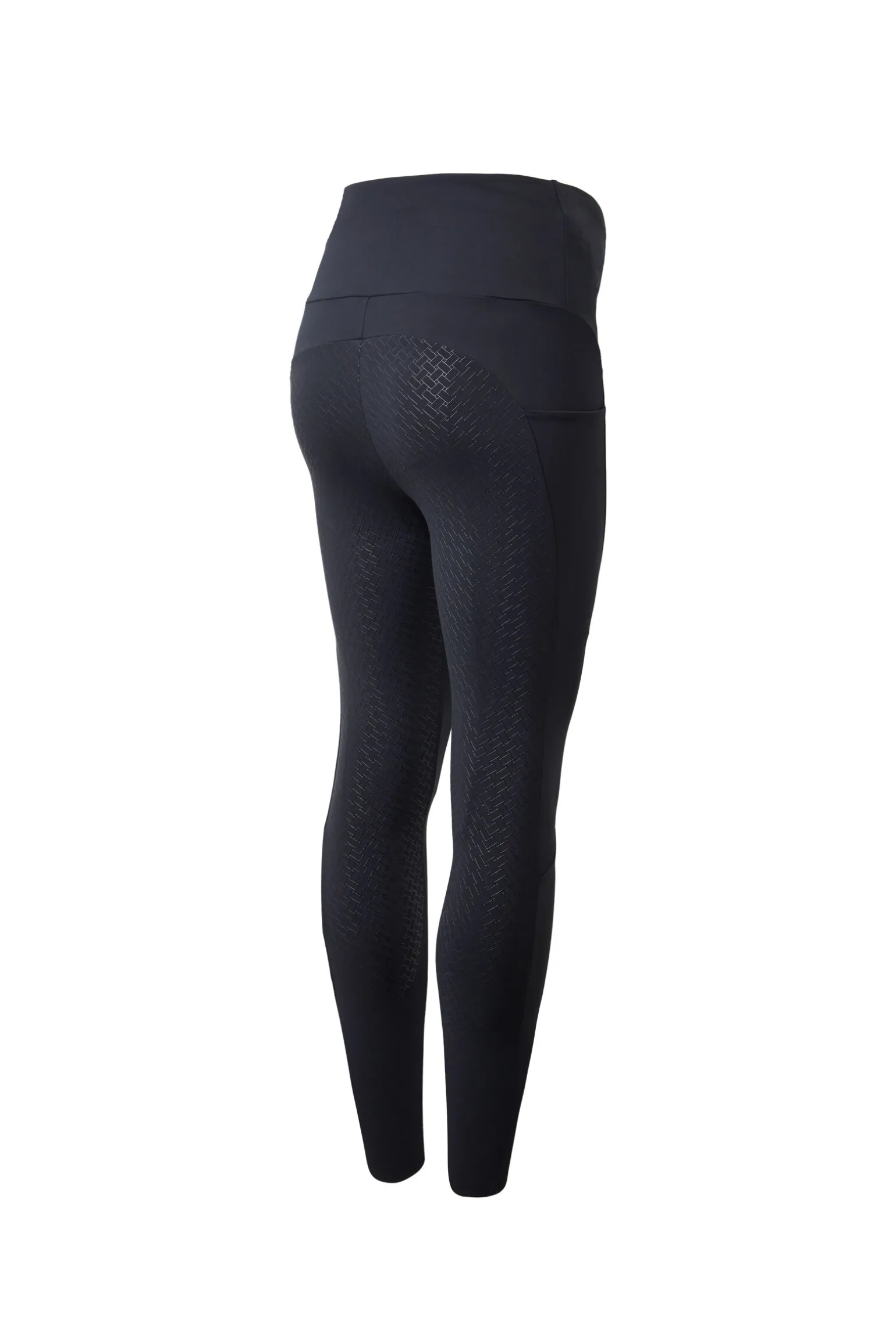 Horze Ginny helforsterkede ridetights med silikon og mobillomme, mammaklær