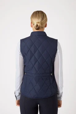Horze klassisk vattert vest til damer