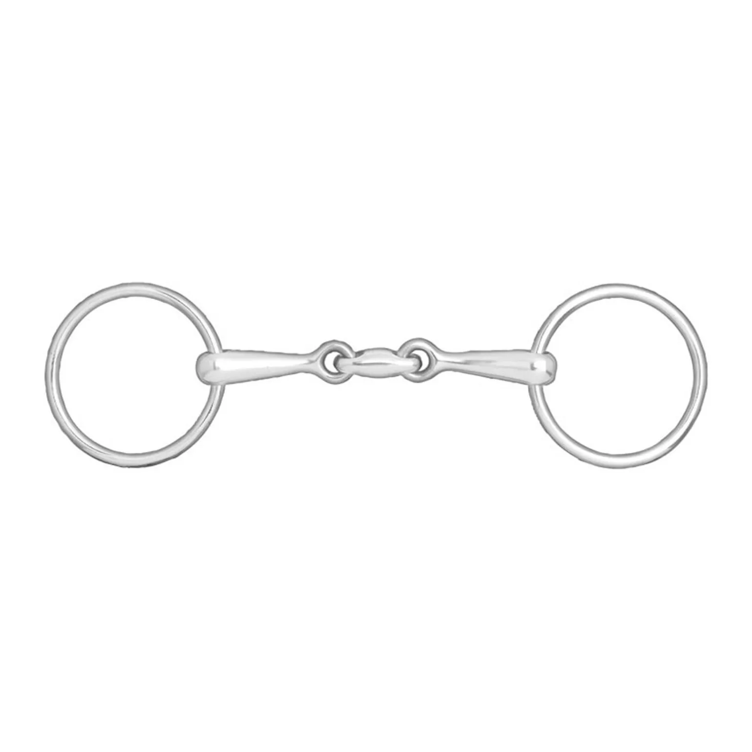 Horze tredelt trinsebitt med løse ringer, 14mm