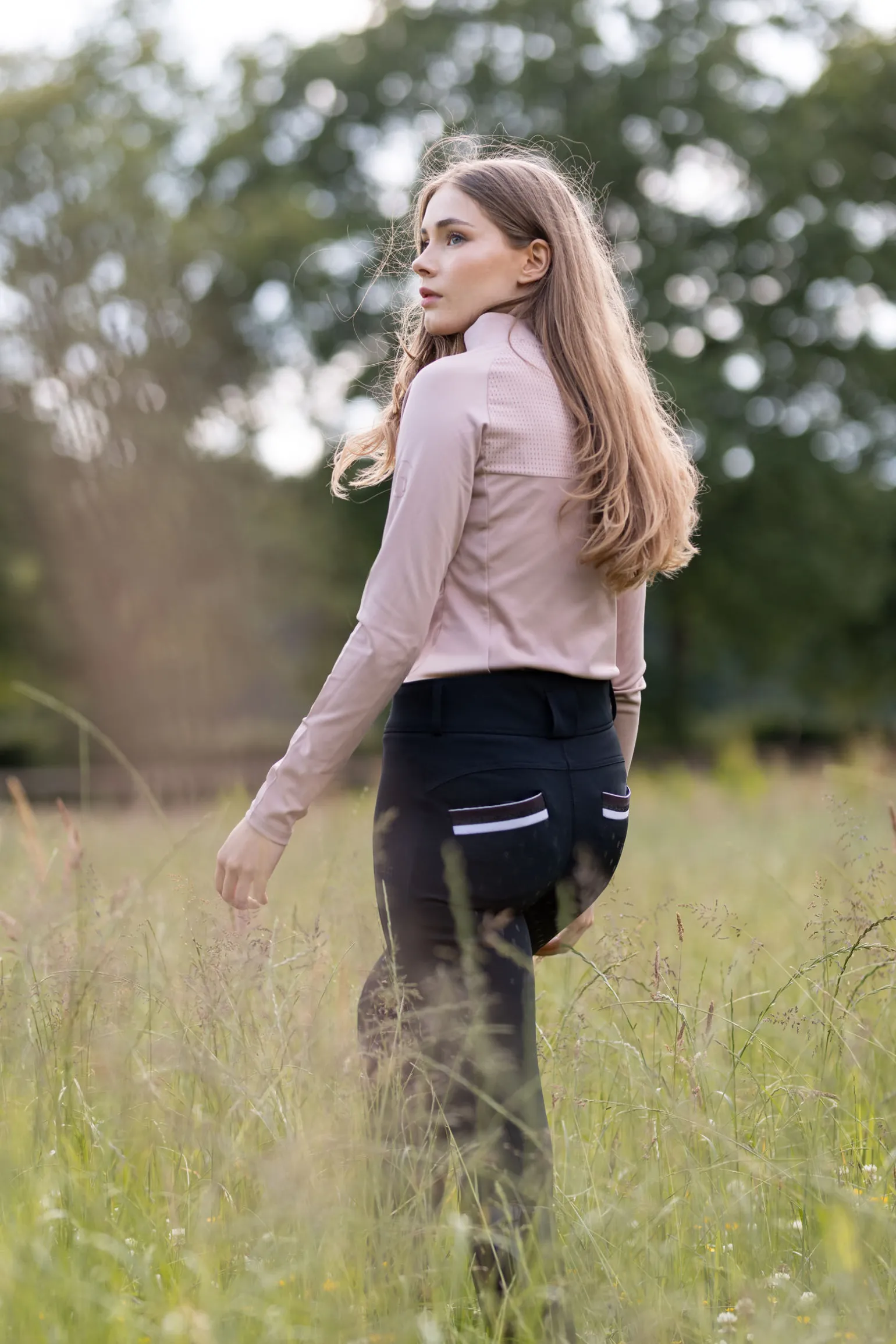 Horze Young Rider IMELDA fôret ridejakke, dame