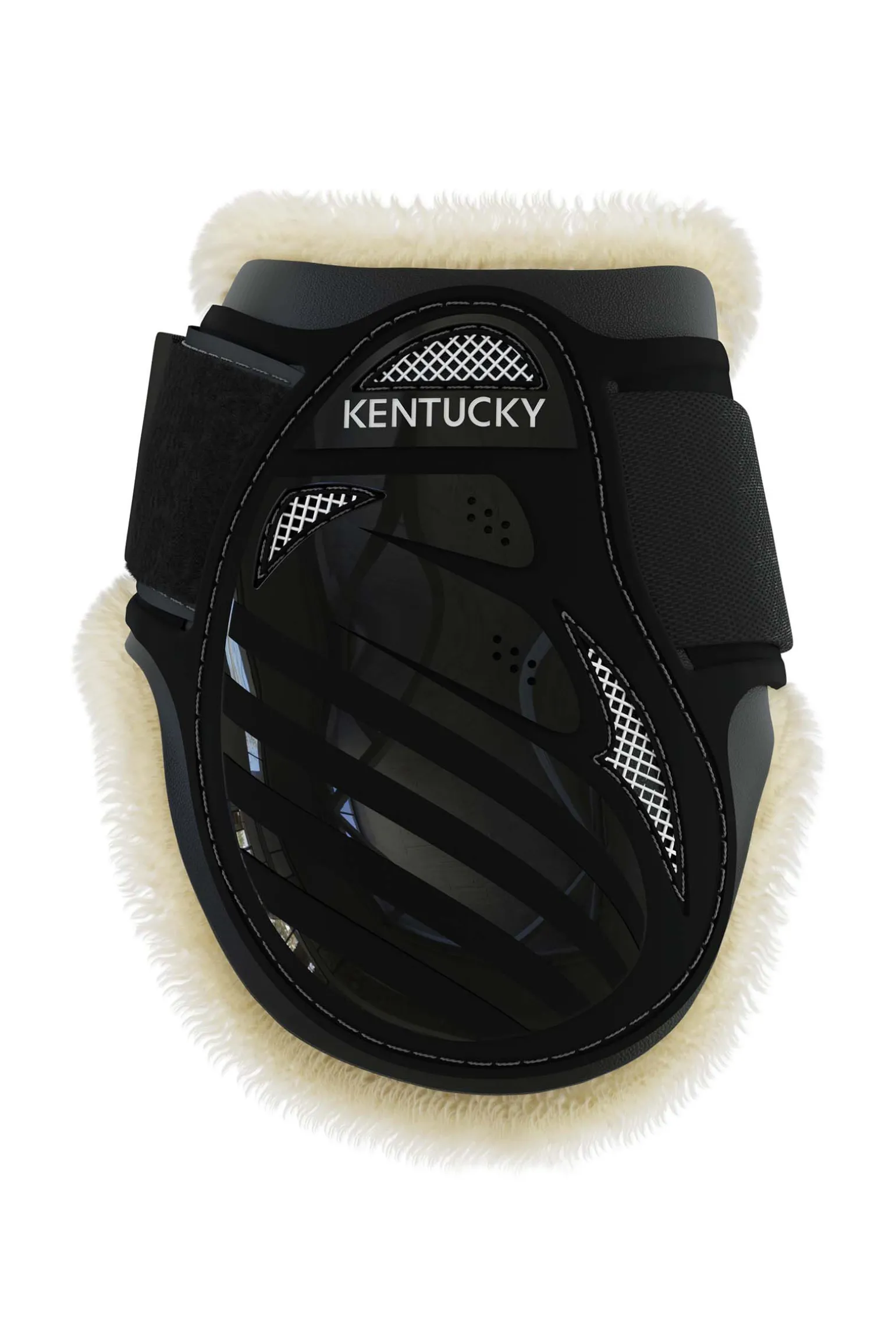 Kentucky Horsewear Vegan bakbeinsbelegg til unghest med saueskinn