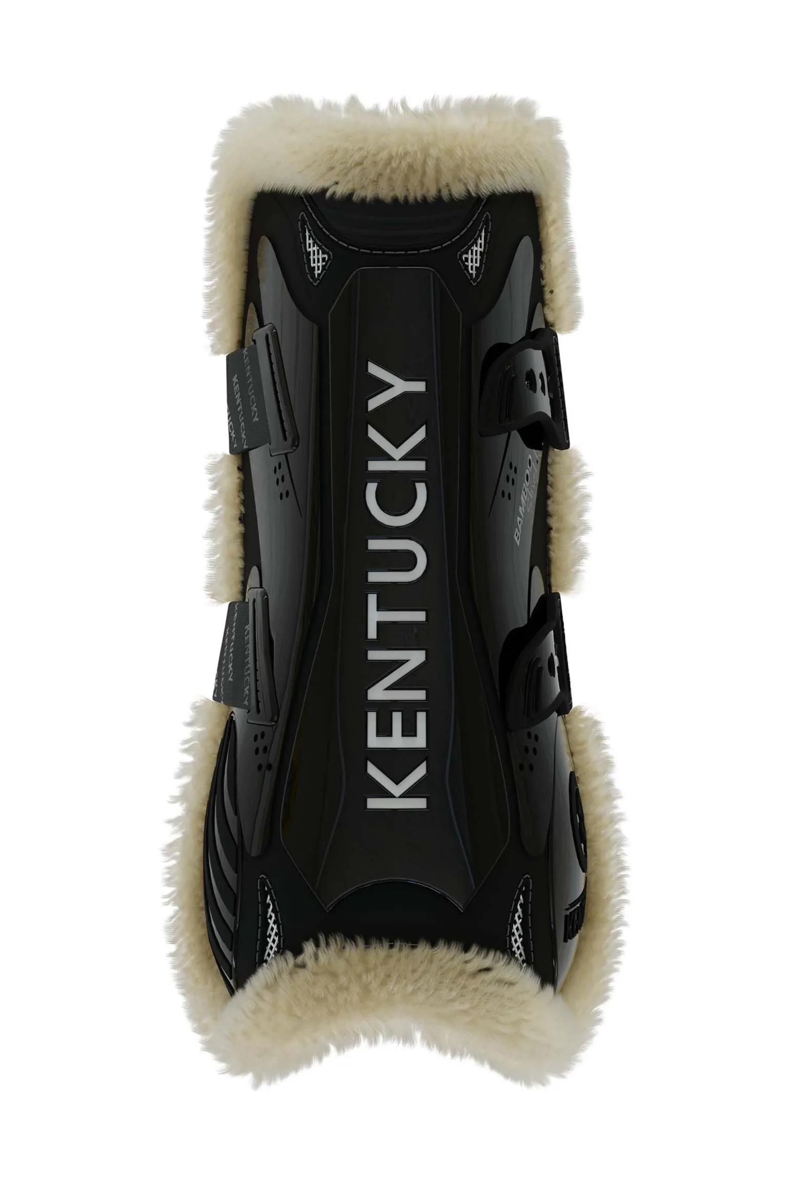 Kentucky Horsewear Vegan elastiske senebelegg med bambus og saueskinn