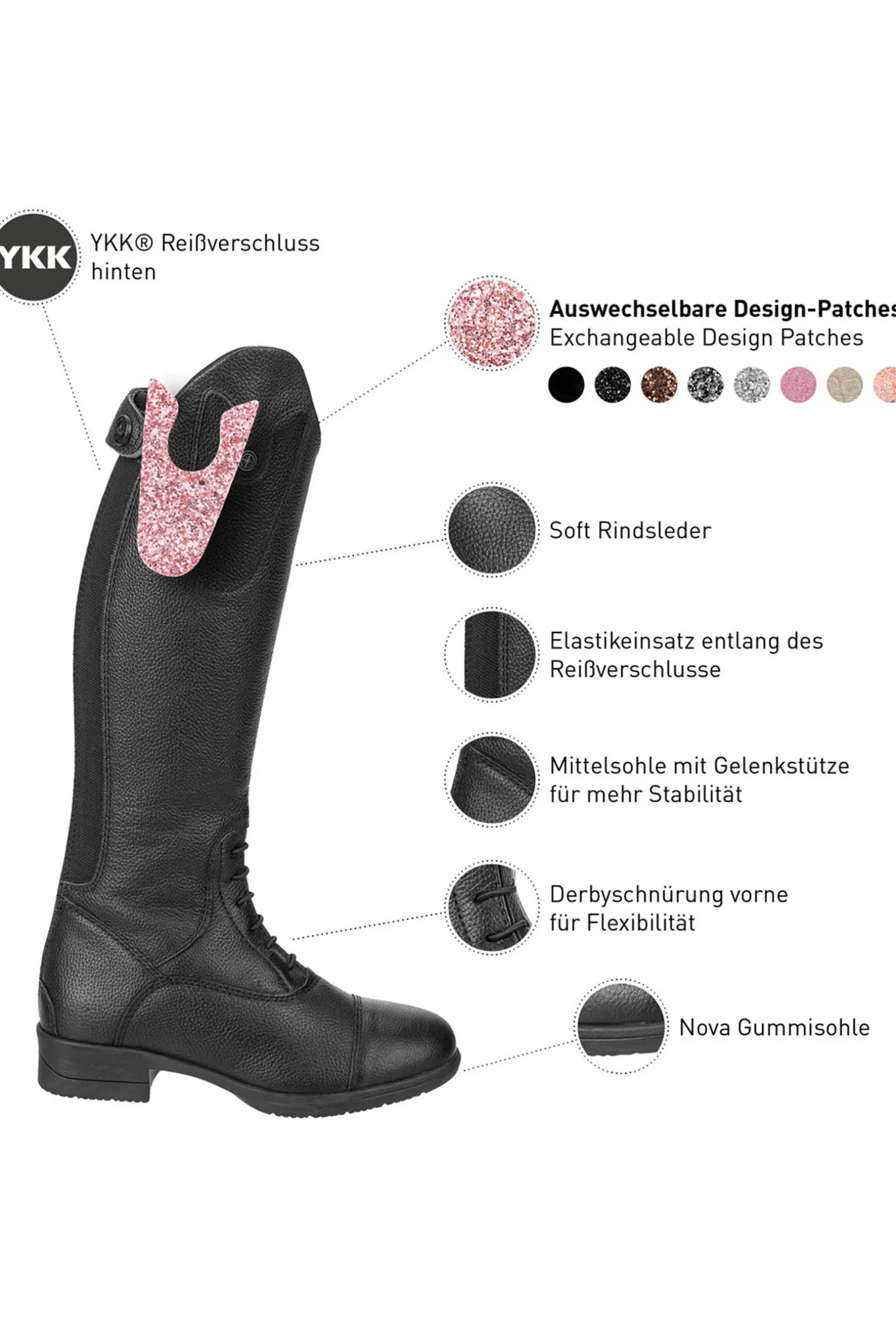 Suedwind Footwear Nova Kids Fun Lær Konvertibel, Barn